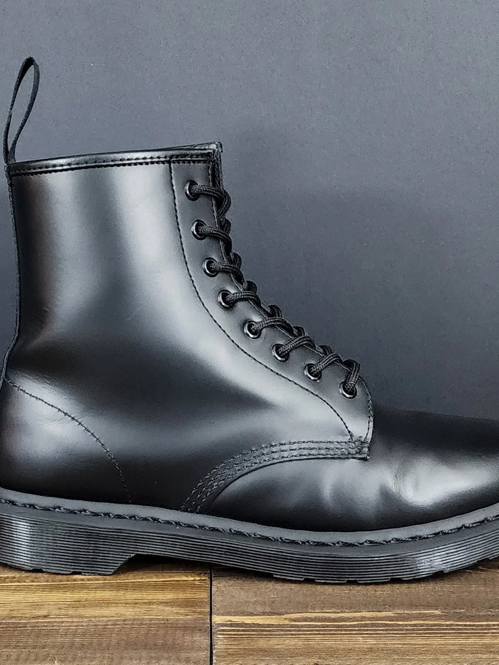 Dr. Martens 1460 Mono Black Smooth Leather Boots Men’s 11